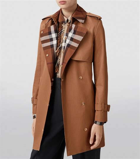 burberry paneled checked cotton-gabardine trench coat|burberry gabardine vintage check.